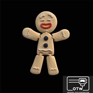Articulated Gingerbread Man