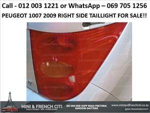 Peugeot 1007 2009 Right Side Taillight For Sale – OEM Replacement