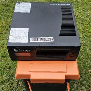 inverter with a battery 