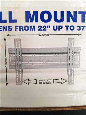 22" TO 37" FLAT SCREEN WALL MOUNT