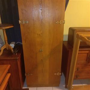 TV & Entertainment Cabinet - Solid Oak