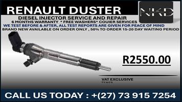 Renault Duster Diesel Injectors 