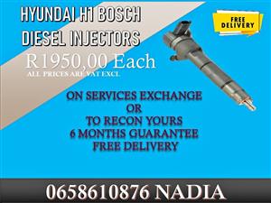 HYUNDAI H1 2.5 DIESEL INJECTORS FOR SALE OR RECON YOUR OWN