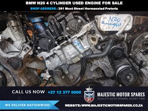 BMW N20 4-Cylinder complete cylinder head block and sump engine for sale 