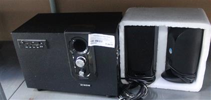 DIXON CS10 2.1 MULTIMEDIA SPEAKER SYSTEM W/REMOTE S065048A
