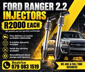 FORD RANGER 2.2 INJECTORS FOR SALE WITH WARRANTY INCLUDED 