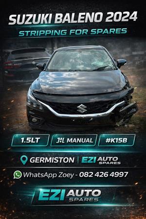 2024 Suzuki baleno stripping for spares 
