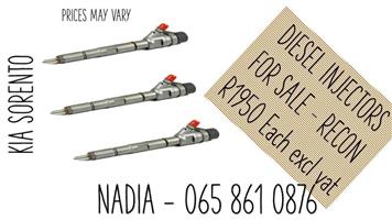 KIA SORENTO DIESEL INJECTORS FOR SALE ON EXCHANGE OR RECON