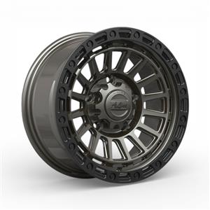 15″ A-Line Indus 5/114 Titanium Black Lip Alloy Wheels