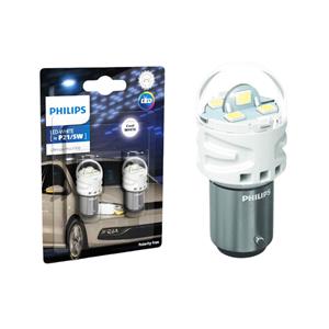 Philips P21/5w LED Ultinon Pro3100 Cool White Bulbs (double contact)