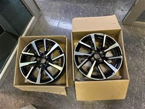 2X 17’ Original Peugeot 208 Alloy Rims