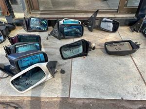 BMW E30/E32/E34/E36/440i/G80 Mirrors For Sale @Circle 7 Used Parts Call or WhatsApp 