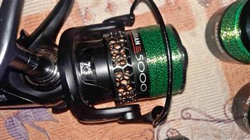 Pretoria Waft barbarian 5000 reels like new used 2 times