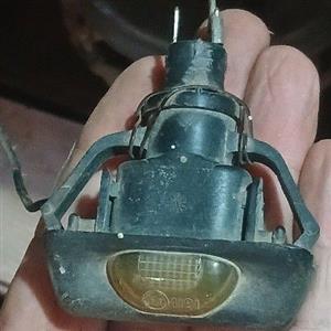 Escort XR3, number plate light