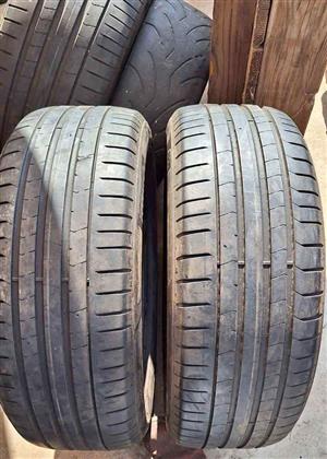2x 235/55R18 Pirelli tyres.