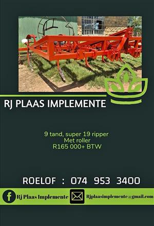 9tand super 19 ripper met roller