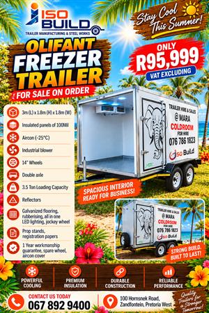 Olifant Freezer for sale on order