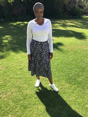 Available for sleep in or sleep out housekeeping or childming is  Pretty of Zim