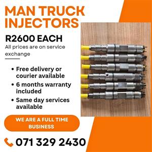 MAN TRUCK DIESEL INJECTORS FOR SALE WITH WARRANTY