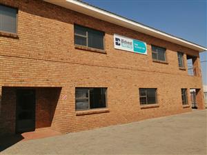 Well maintained double story facebrick commercial office building in Naledi.