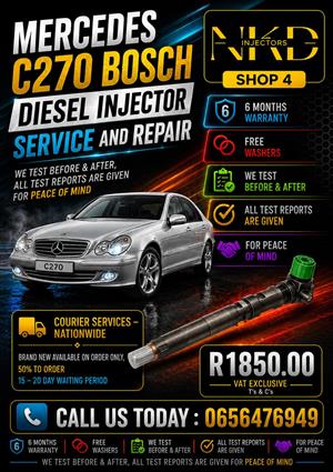 Mercedez_C270_Bosch_Diesel_Injectors_on Recon