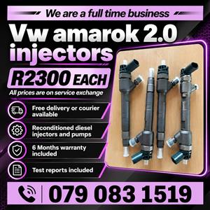 VW AMAROK 2.0 INJECTORS FOR SALE 