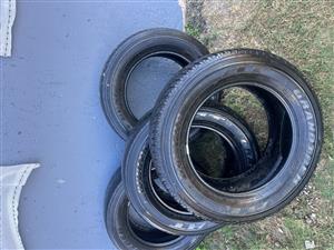 265/80R18 Dunlop tyres 