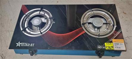 iStar glass top gas burner stove