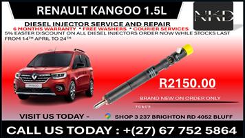 Renault Kangoo 1.5L Diesel Injectors on recondition
