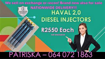HAVAL 2,0 - DIESEL INJECTORS FOR SALE OR TO RECON
