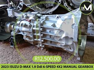 2023 ISUZU D MAX 1.9 Ddi 6 SPEED 4X2 MANUAL GEARBOX  MV0753