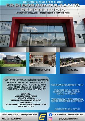 Architectural Plans and 3D Renders