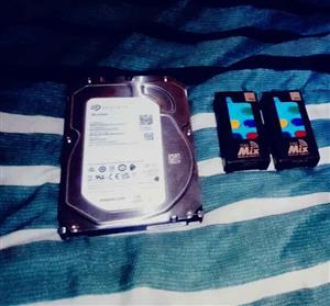 2 x New 6BT ET Remotes & 1TB Seagate Internal Hardrive