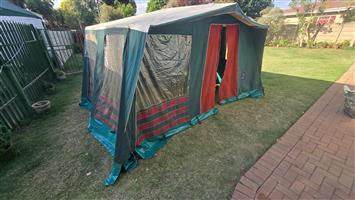 old tent 3 x 4 m 