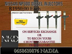 NISSAN NP300 DIESEL INJECTORS/FOR SALE OR RECON SERVICE