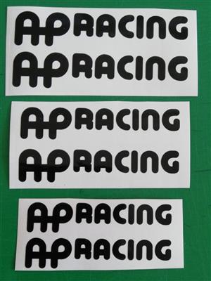 AP Racing stickers decals