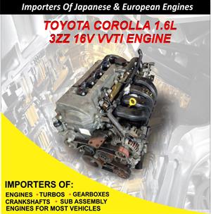 Toyota Corolla 1.6 3zz 16V VVTI engine