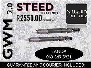 GWM STEED DIESEL INJECTORS FOR SALE IN PRETORIA EAST GAUTENG 