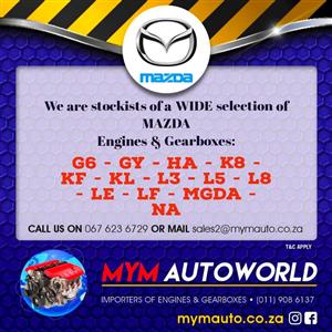  IMPORTED USED MAZDA ENGINES AND GEARBOXES FOR SALE
