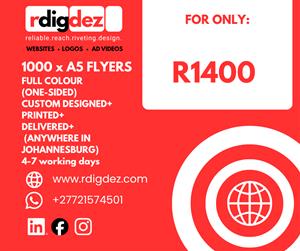 1000 x A5 FLYERS SPECIAL