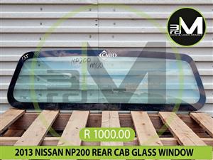 2010 to 2022 Nissan NP200 Rear Cab Window Glasses 