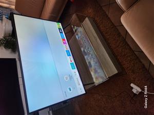 50" Samsung smart tv with remote, used