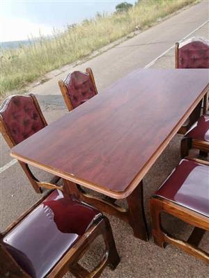 Dining table and chairs for sale