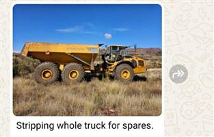Volvo dump truck