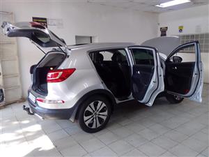 2012 KIA SPORTAGE 2.0 AUTO LEATHER SUNROOF PETROL REVERSE CAMERA PDC SENSOR SILVER 87.000KM 155,000