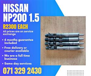 NISSAN NP200 1.5 DIESEL INJECTORS FOR SALE WITH WARRANTY
