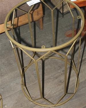 Gold Round Coffee Table S050065A #Rosettenvillepawnshop