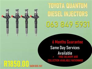 TOYOTA QUANTUM DIESEL INJECTORS HARTBEESPOORT NORTH WEST 