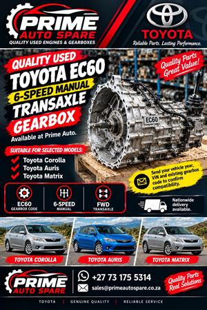 Used Toyota Corolla EC60 6-Speed Manual Transaxle For Sale