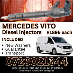 Mercedes Vito diesel injectors for sale